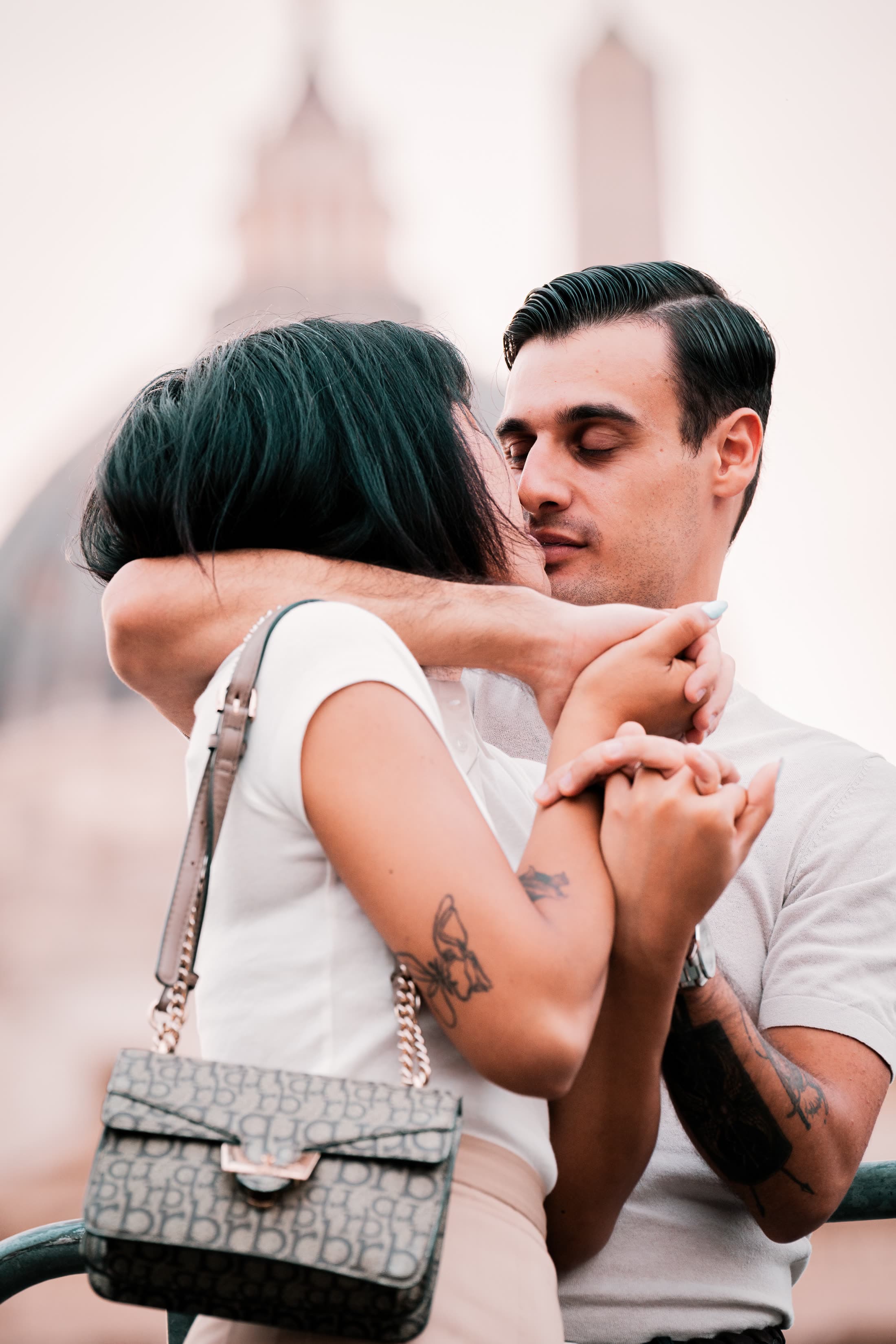 A tender kiss