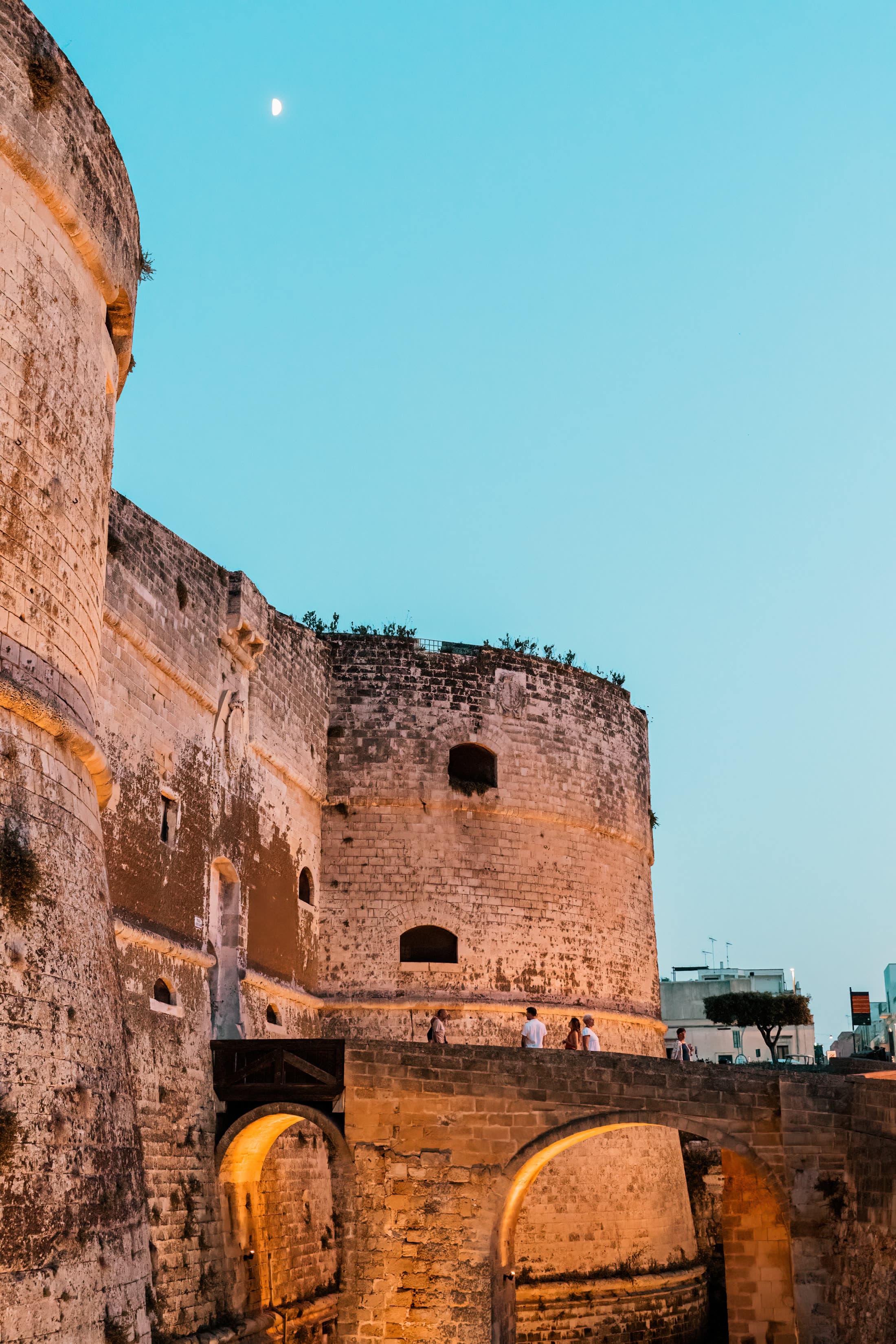 Under the walls
