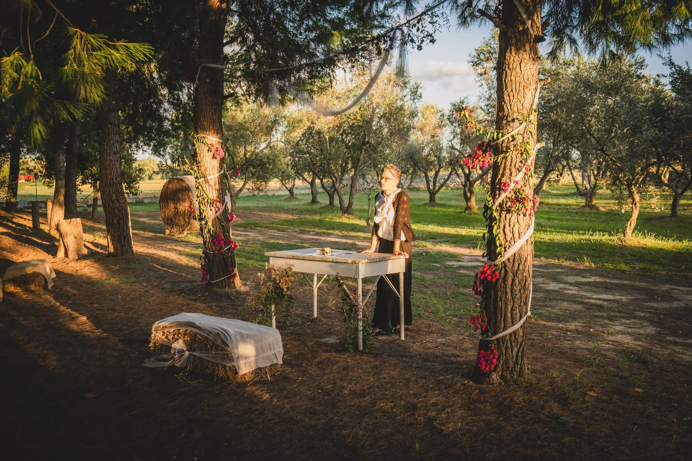 Before the guests arrive