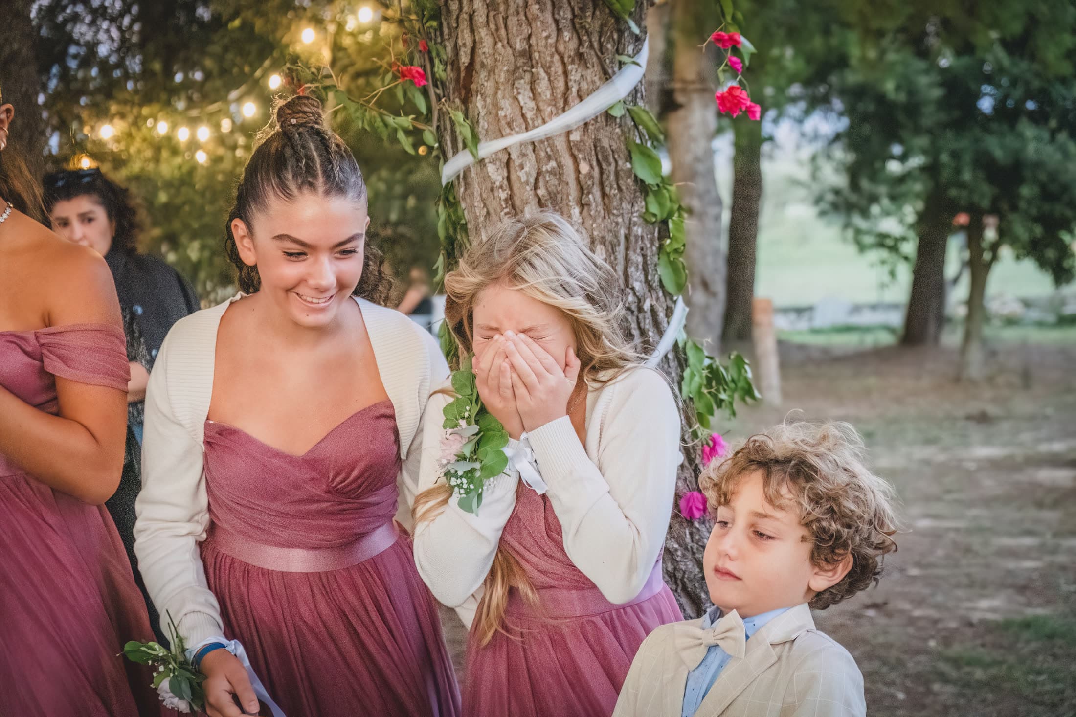 The bridal party